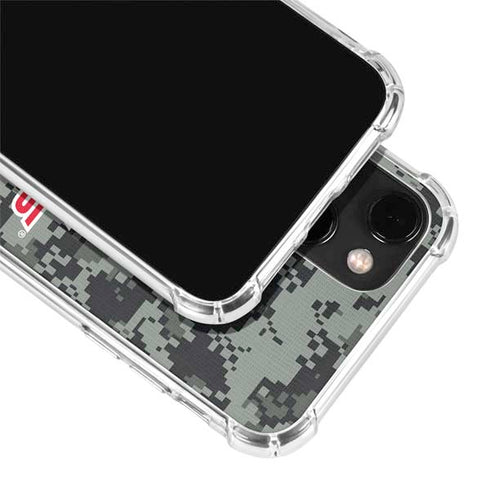 NHL Washington Capitals Camo iPhone 14 Plus Clear Case