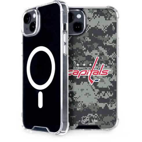 NHL Washington Capitals Camo iPhone 14 Plus MagSafe Case