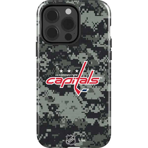 NHL Washington Capitals Camo iPhone 15 Pro Impact Case