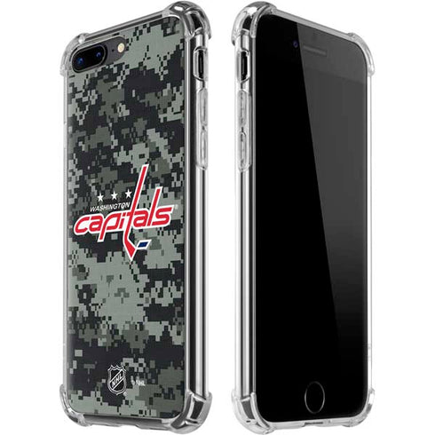 NHL Washington Capitals Camo iPhone 7/8 Plus Clear Case