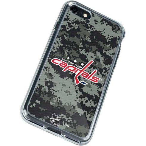 NHL Washington Capitals Camo iPhone SE (2nd & 3rd Gen) Clear Case