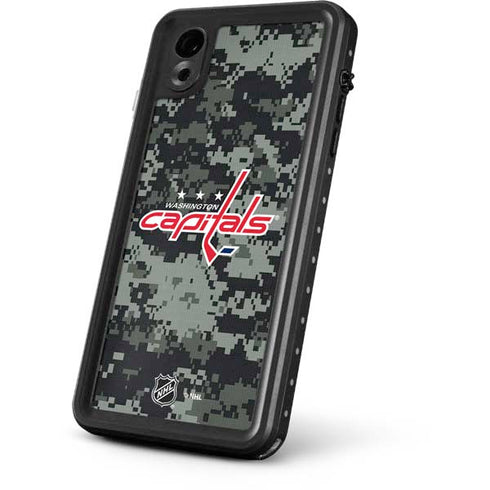 NHL Washington Capitals Camo iPhone XR Waterproof Case