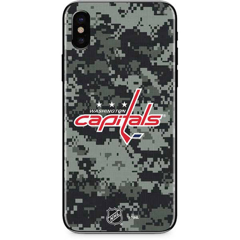 NHL Washington Capitals Camo iPhone XS Skin