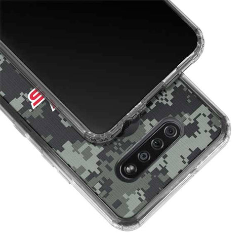 NHL Washington Capitals Camo LG K51/Q51 Clear Case