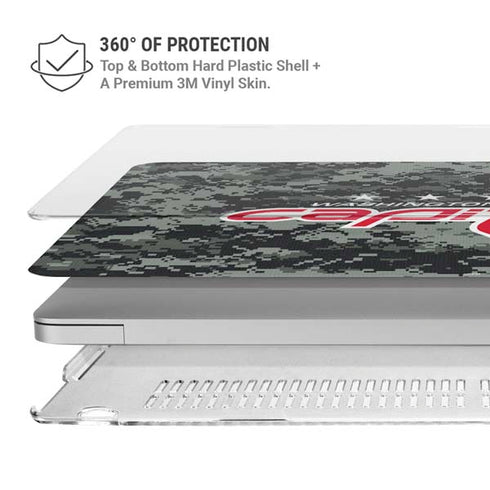NHL Washington Capitals Camo MacBook Air 15in (2023-2025) Case plus Skin