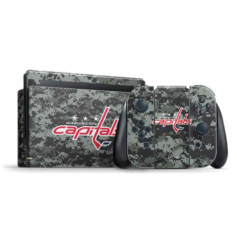 NHL Washington Capitals Camo Nintendo Switch Bundle Skin