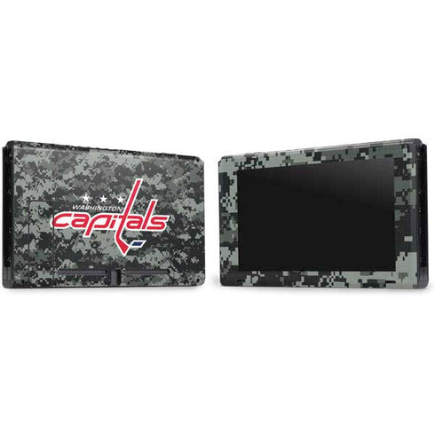 NHL Washington Capitals Camo Nintendo Switch Bundle Skin