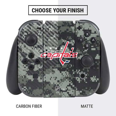 NHL Washington Capitals Camo Nintendo Switch Bundle Skin