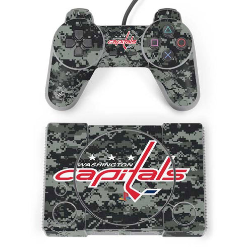 NHL Washington Capitals Camo PlayStation Classic Bundle Skin