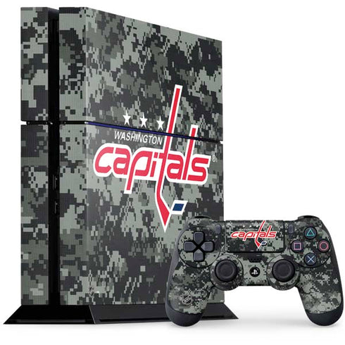 NHL Washington Capitals Camo PS4 Console and Controller Bundle Skin
