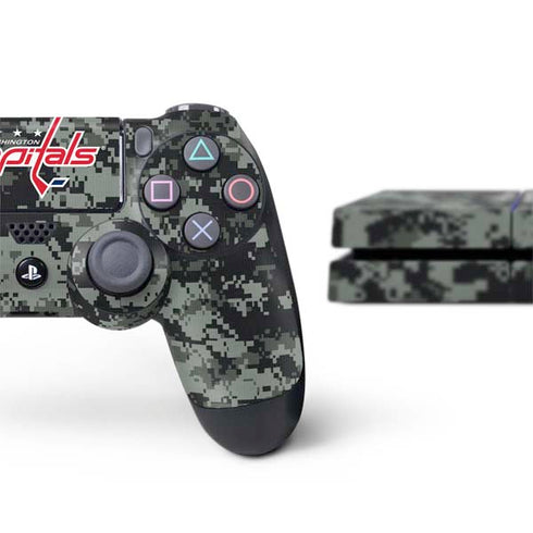 NHL Washington Capitals Camo PS4 Console and Controller Bundle Skin