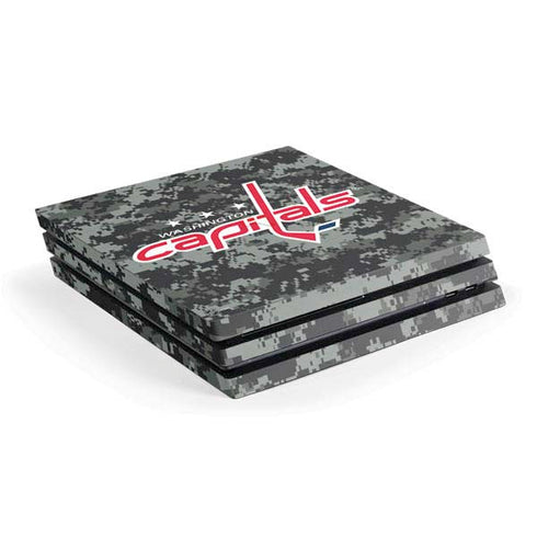 NHL Washington Capitals Camo PS4 Pro Console Skin