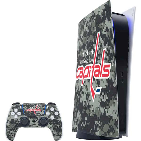 NHL Washington Capitals Camo PS5 Digital Edition Bundle Skin