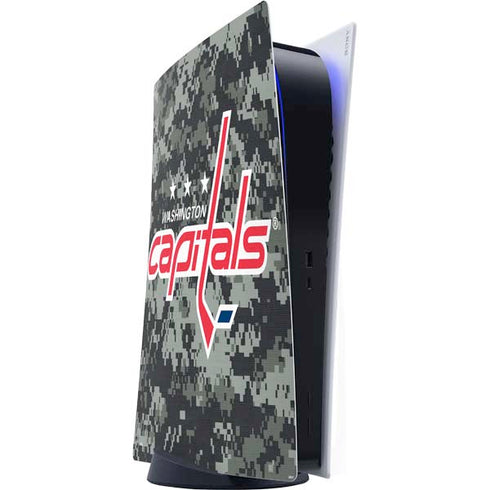 NHL Washington Capitals Camo PS5 Digital Edition Console Skin