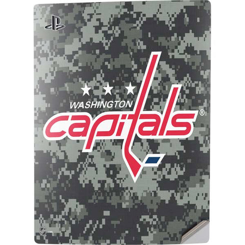 NHL Washington Capitals Camo PS5 Digital Edition Console Skin