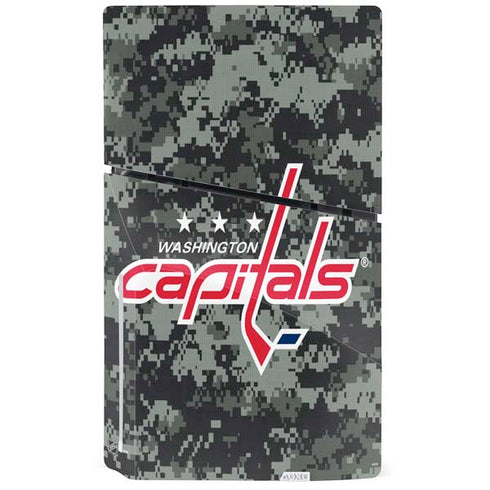 NHL Washington Capitals Camo PS5 Slim Disk Bundle Skin
