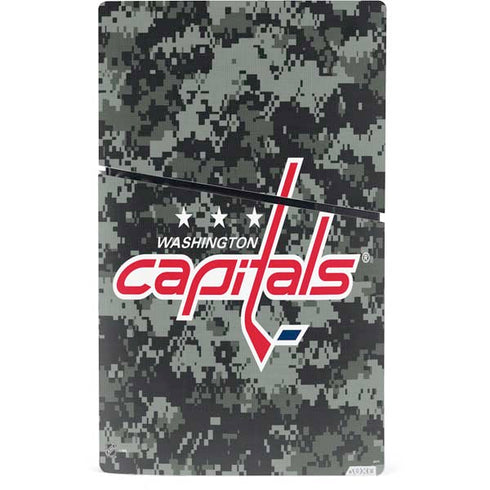 NHL Washington Capitals Camo PS5 Slim Digital Edition Bundle Skin