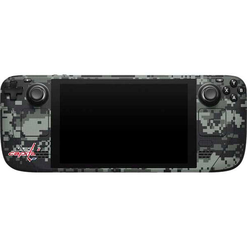 NHL Washington Capitals Camo Steam Deck Handheld Gaming Computer Skin