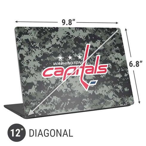 NHL Washington Capitals Camo Universal Laptop 12in (9.8 x 6.8in) Skin