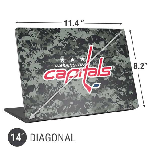 NHL Washington Capitals Camo Universal Laptop 14in (11.4 x 8.2in) Skin