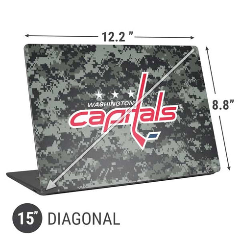 NHL Washington Capitals Camo Universal Laptop 15in (12.2 x 8.8in) Skin
