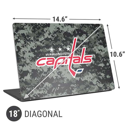 NHL Washington Capitals Camo Universal Laptop 18in (14.6 x 10.6in) Skin