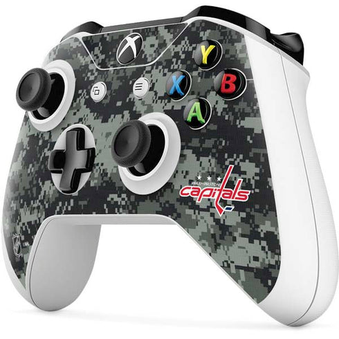NHL Washington Capitals Camo Xbox One S All-Digital Edition Bundle Skin
