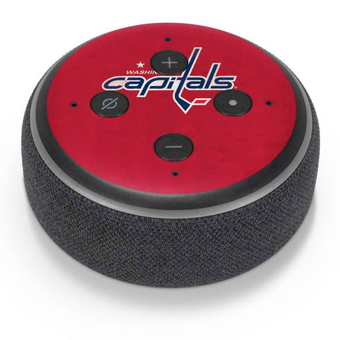 NHL Washington Capitals Distressed Amazon Echo Dot Skin