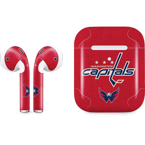 NHL Washington Capitals Distressed Apple AirPods 2 Skin