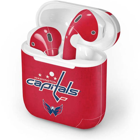 NHL Washington Capitals Distressed Apple AirPods 2 Skin