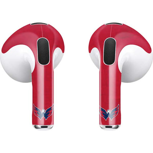 NHL Washington Capitals Distressed Apple AirPods (3rd Gen 2021) Skin