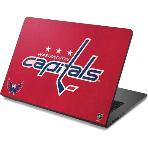 NHL Washington Capitals Distressed Dell Chromebook Skin