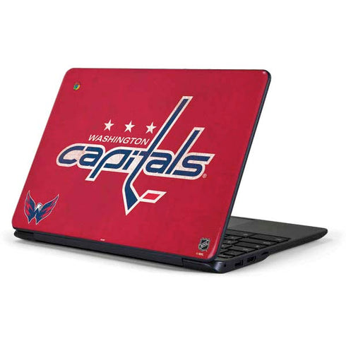 NHL Washington Capitals Distressed Samsung Chromebook Skin