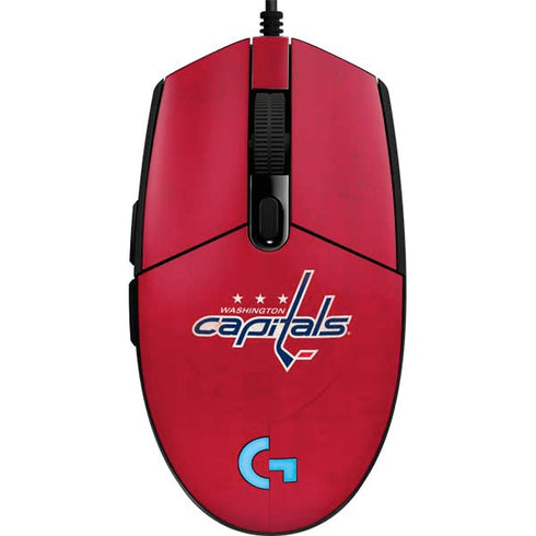 NHL Washington Capitals Distressed G203 Prodigy RGB Wired Gaming Mouse Skin