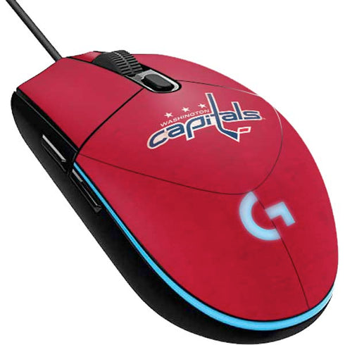 NHL Washington Capitals Distressed G203 Prodigy RGB Wired Gaming Mouse Skin