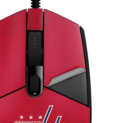NHL Washington Capitals Distressed G203 Prodigy RGB Wired Gaming Mouse Skin