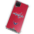 NHL Washington Capitals Distressed Galaxy A12 Clear Case