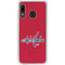 NHL Washington Capitals Distressed Galaxy A20 Clear Case