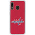 NHL Washington Capitals Distressed Galaxy A20 Clear Case