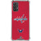 NHL Washington Capitals Distressed Galaxy A32 5G Clear Case