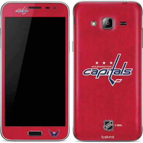 NHL Washington Capitals Distressed Galaxy J3 Skin
