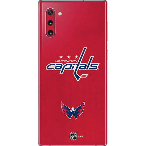 NHL Washington Capitals Distressed Galaxy Note 10 Skin