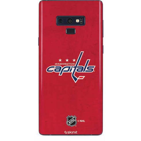 NHL Washington Capitals Distressed Galaxy Note 9 Skin