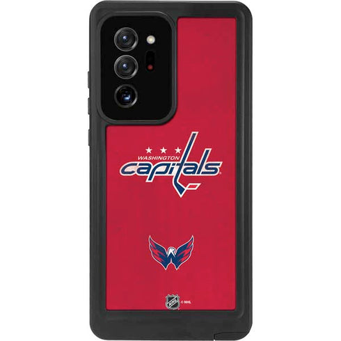 NHL Washington Capitals Distressed Galaxy Note20 Ultra 5G Waterproof Case