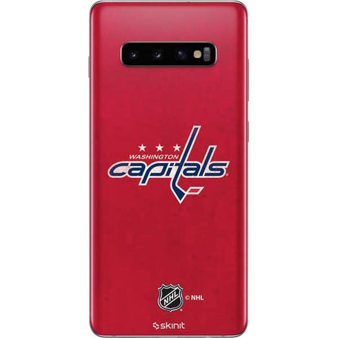 NHL Washington Capitals Distressed Galaxy S10 Plus Skin