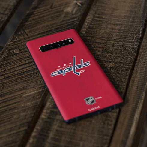 NHL Washington Capitals Distressed Galaxy S10 Plus Skin