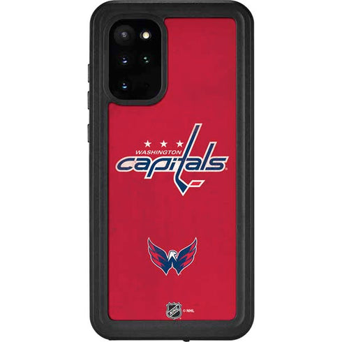 NHL Washington Capitals Distressed Galaxy S20 Plus Waterproof Case