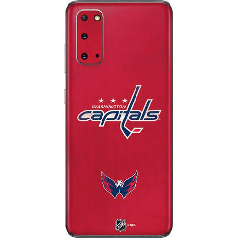 NHL Washington Capitals Distressed Galaxy S20 Skin