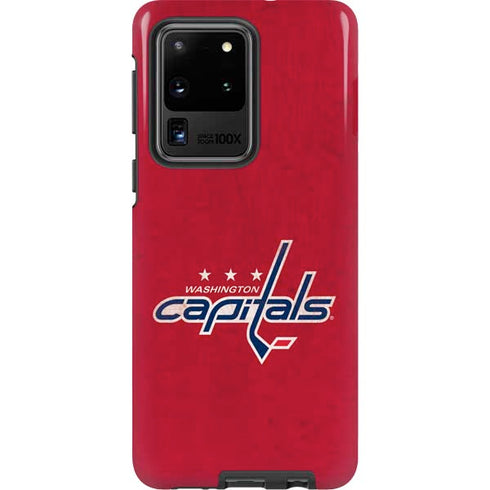 NHL Washington Capitals Distressed Galaxy S20 Ultra 5G Pro Case