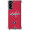 NHL Washington Capitals Distressed Galaxy S21 5G Clear Case
